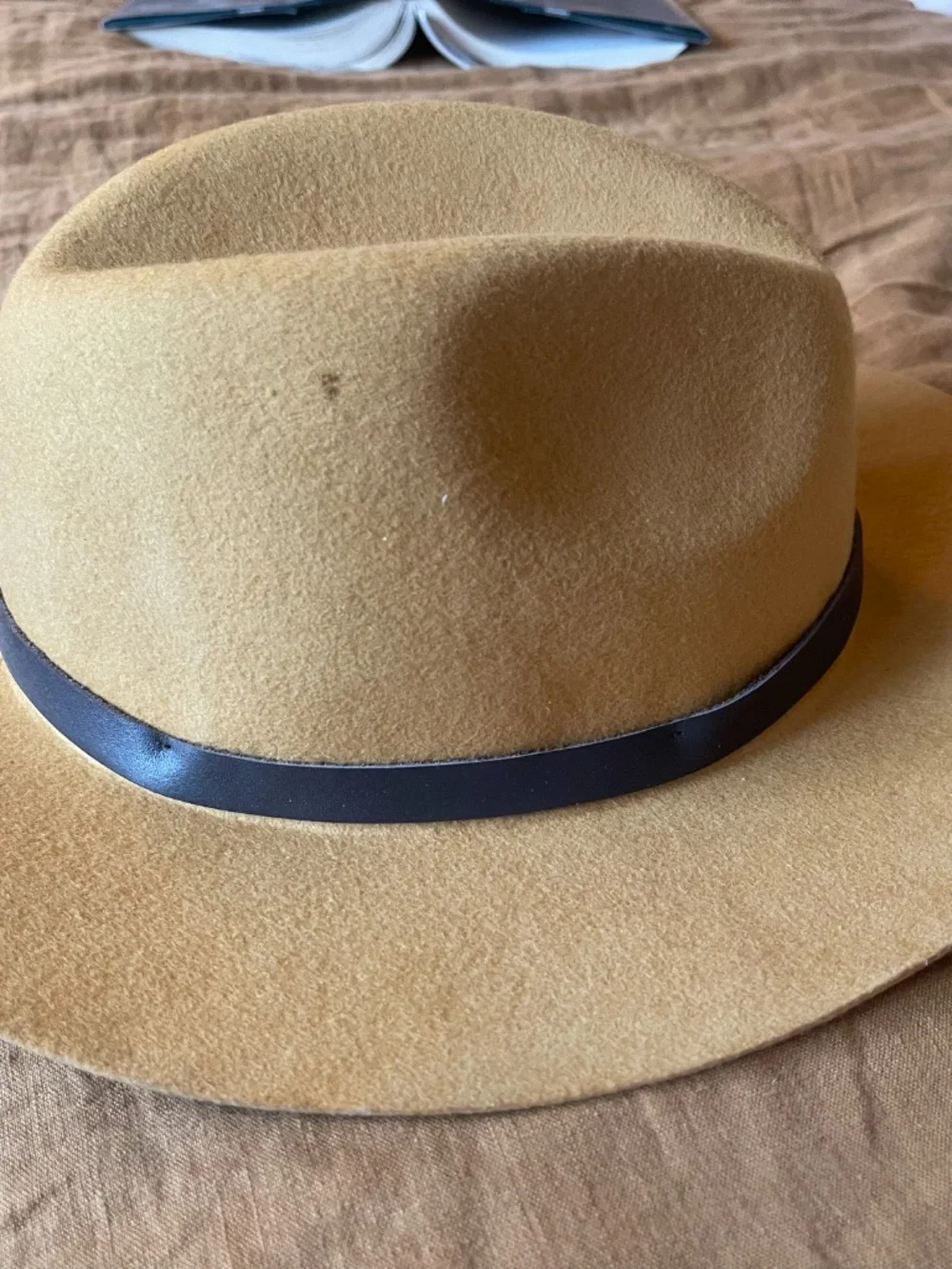 Goorin Bros Felt Fedora w leather band